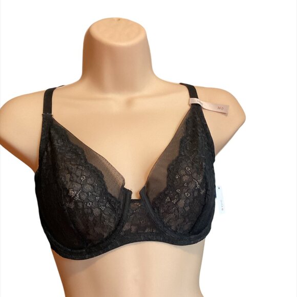 🆕 Jade Unlined Underwire Bra NWT R Line, 36D Black, Sexy, Classy, Comfortable, - Picture 2 of 9